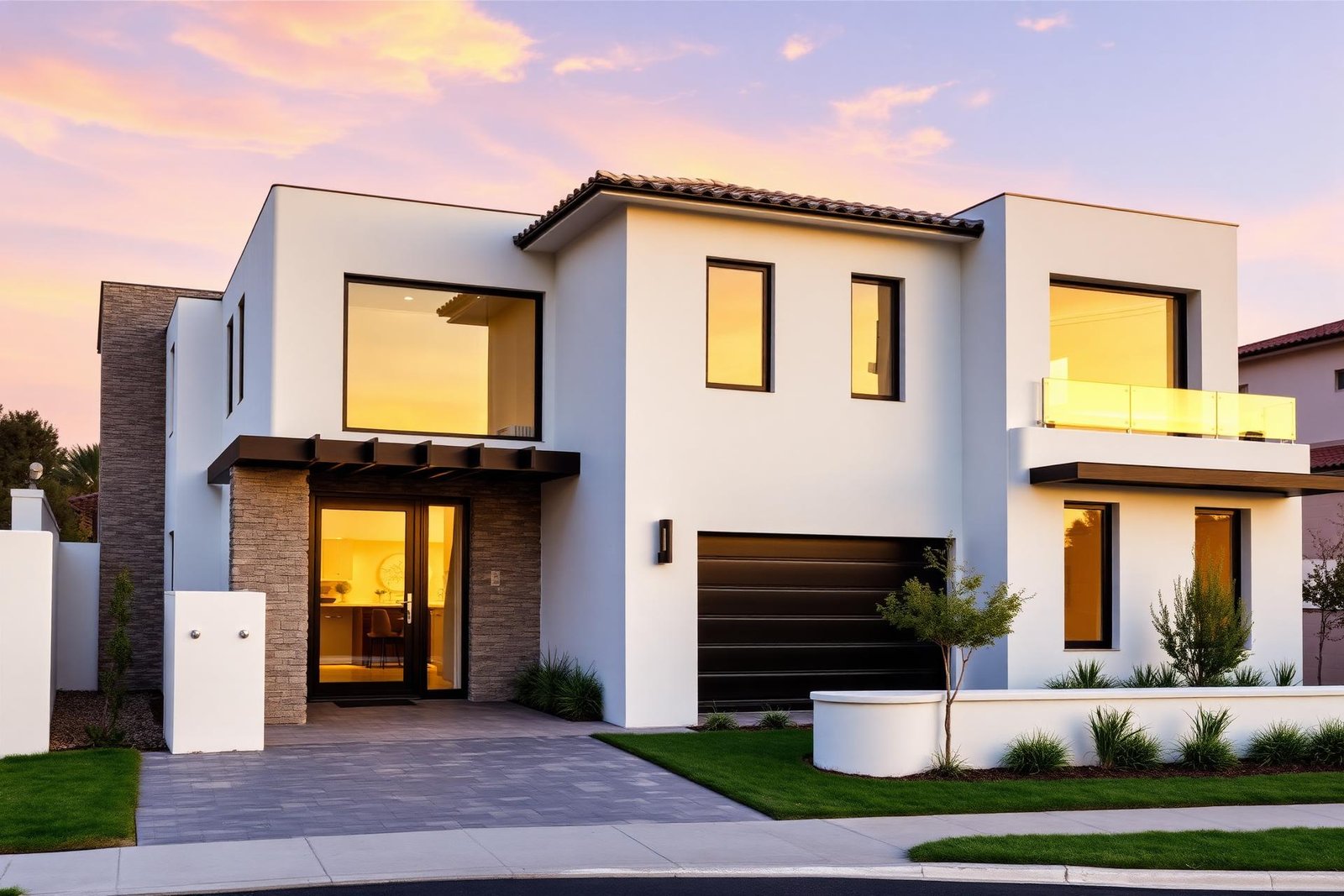 Vivienda moderna construida por Construcciones Prieto